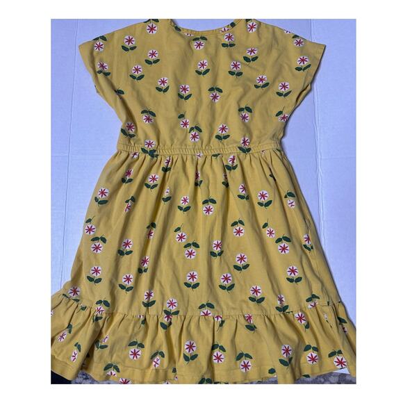 Hanna Andersson Girls Dresses Yellow Floral Organic Cotton Play Set of 2 Size 8 - Picture 8 of 9